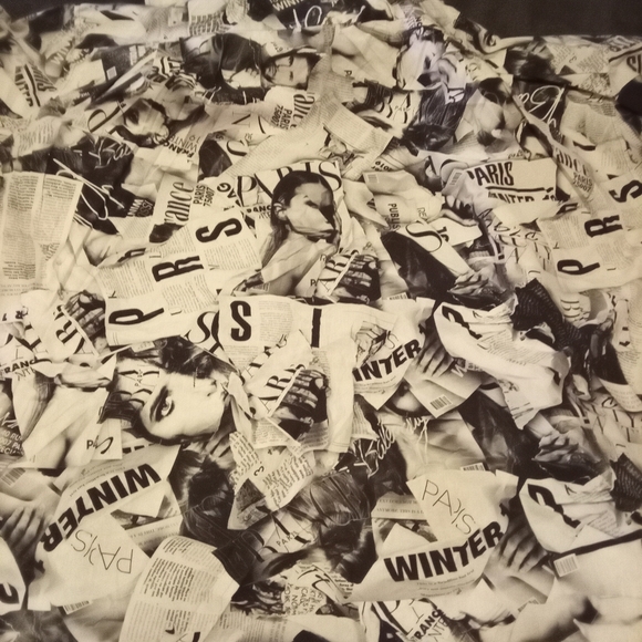 Men's Large Balenciaga Paris News clip Button up shirt - Picture 3 of 10